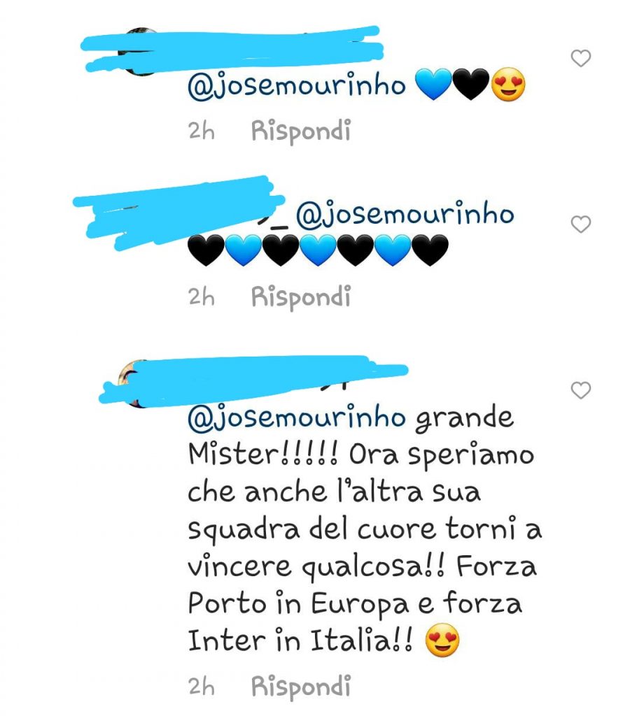 mourinho like tifosi inter 2
