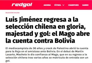 jimenez cile ritorno
