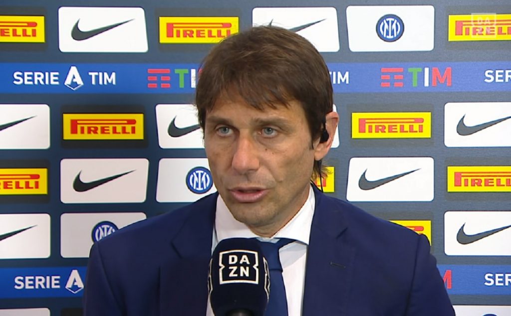 Inter-Verona, Conte a Dazn
