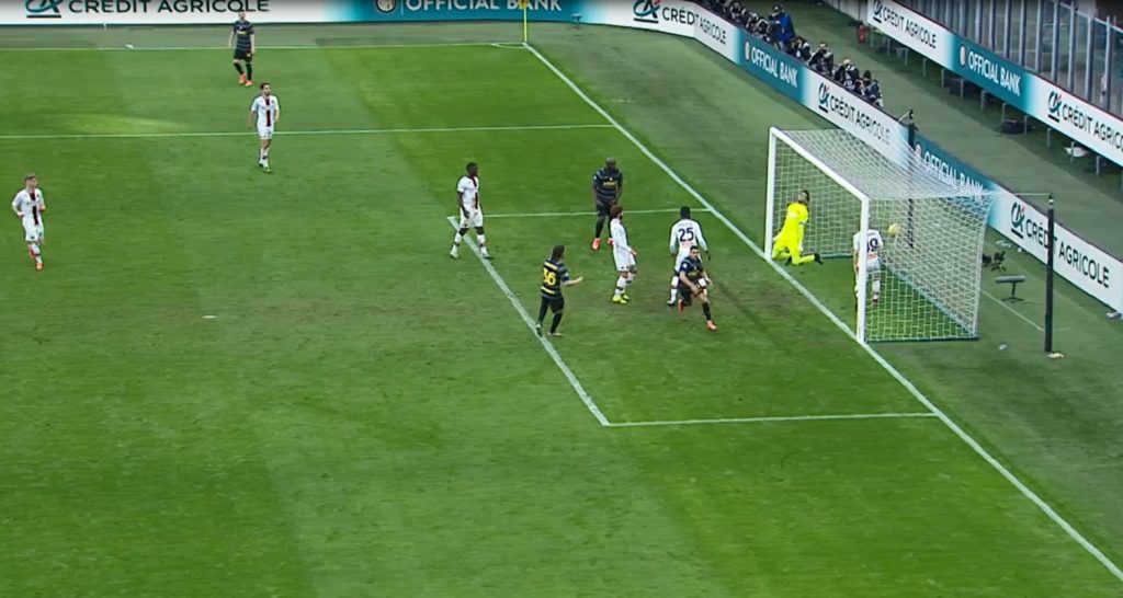 Inter-Genoa, gol Sanchez