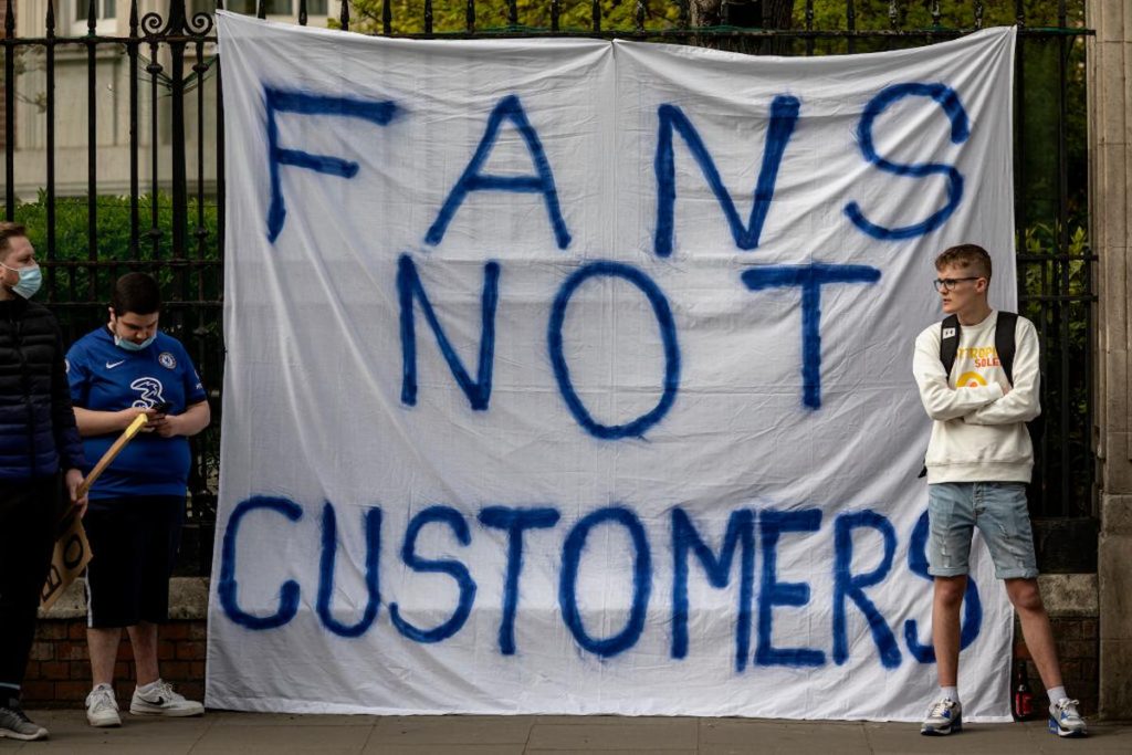 superlega protesta inglese