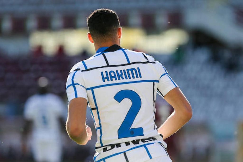Hakimi felice all'Inter