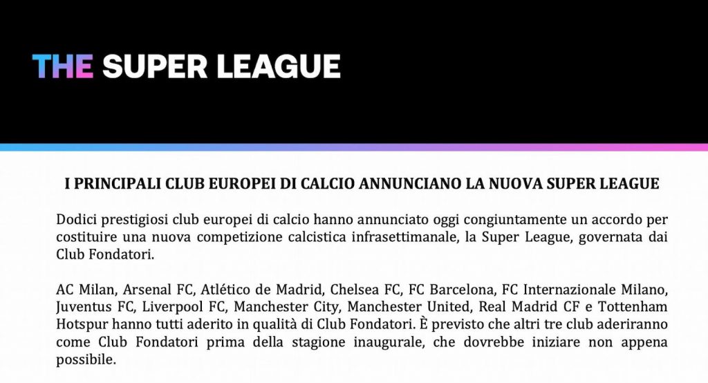 Superlega nasce ufficialmente