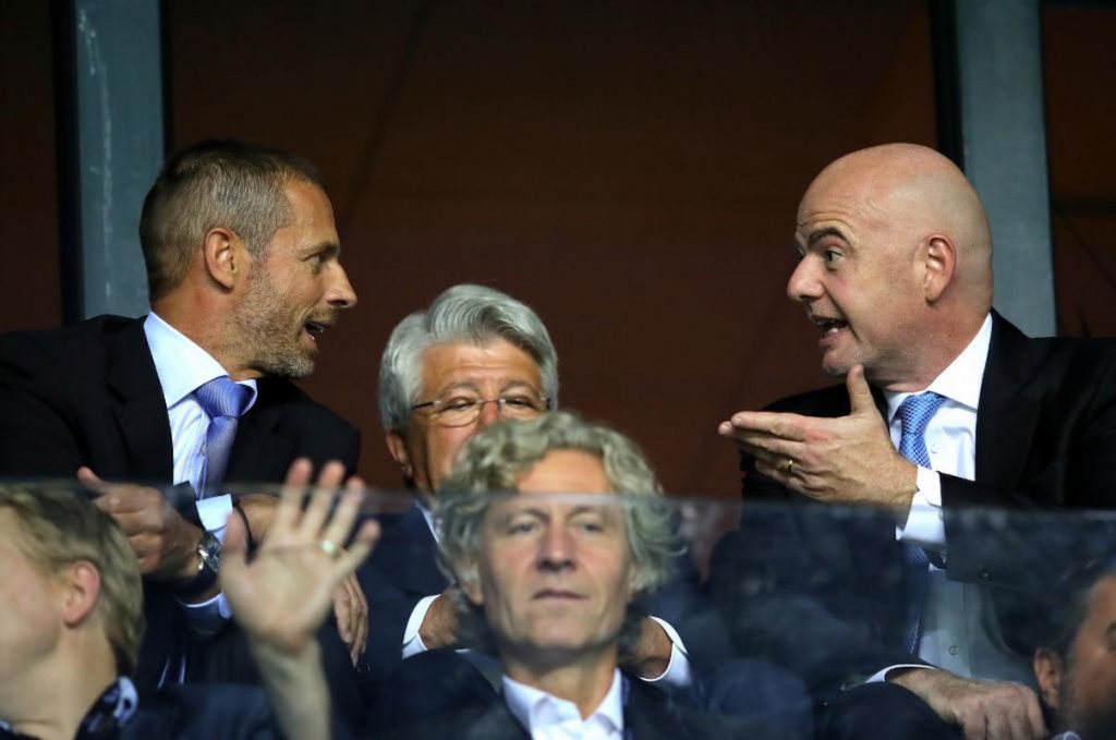 uefa fifa ceferin infantino