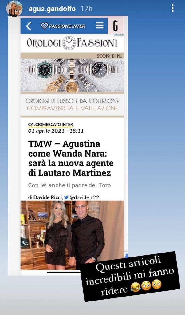 agustina ridere agente lautaro