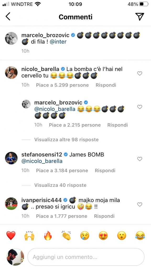 Barella sfotte Brozovic