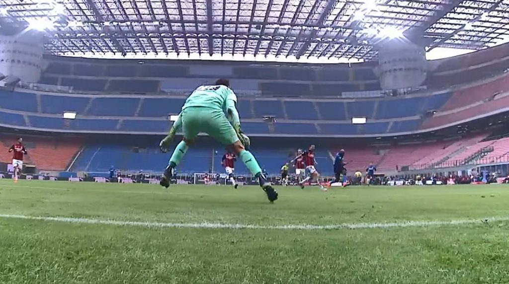 Milan-Inter, strepitoso gol di Lukaku