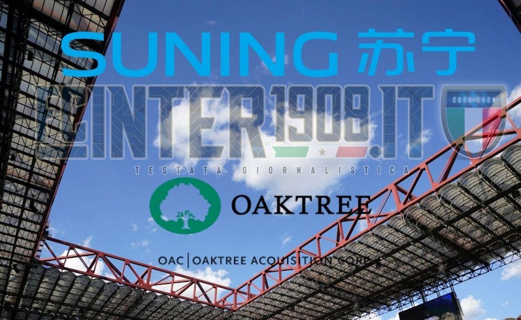Inter, accordo tra Suning e Oaktree