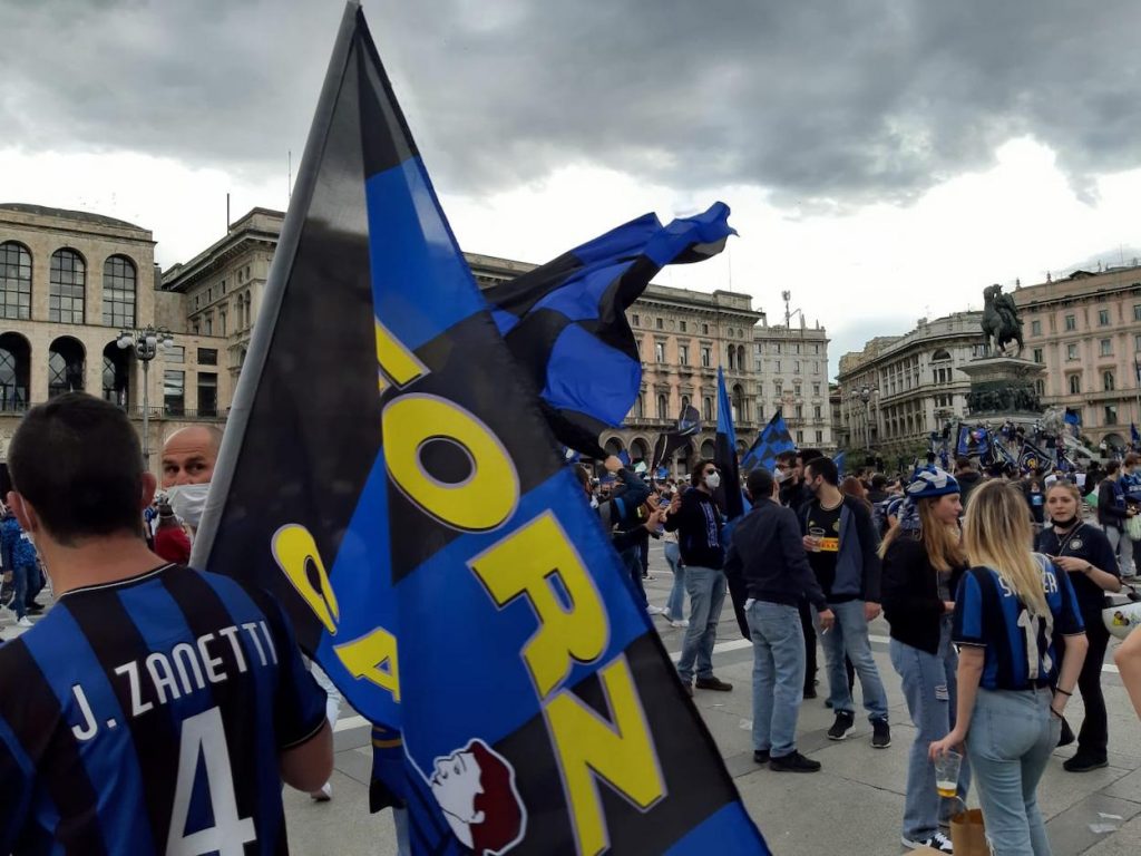aumento contagi inter festa scudetto