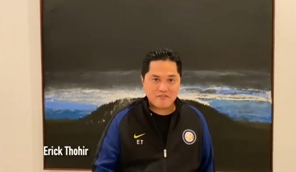 scudetto complimenti thohir