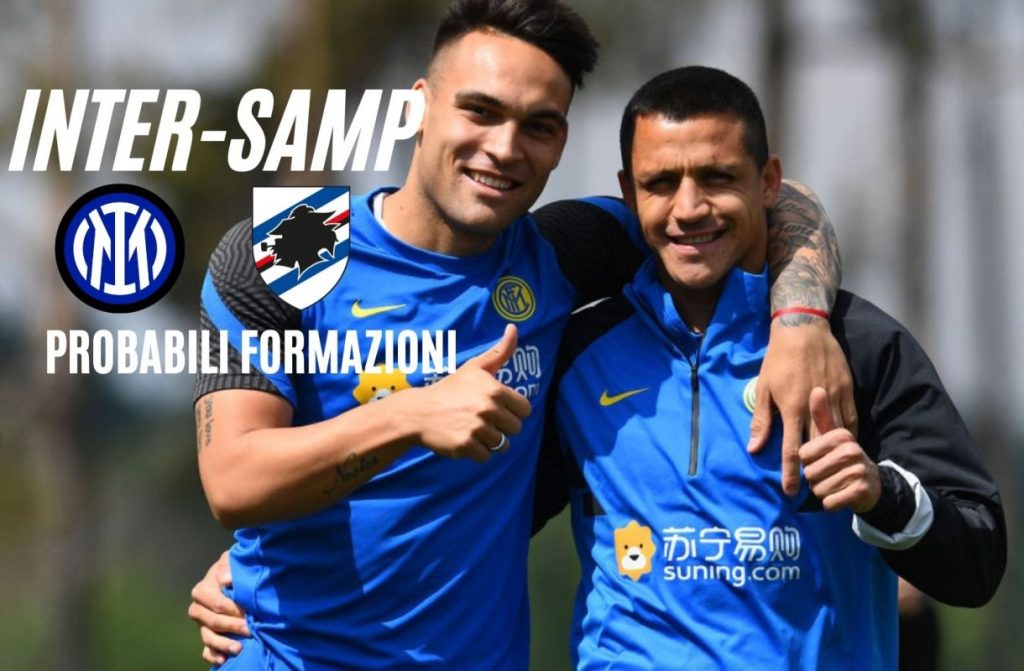 inter sampdoria probabili formazioni