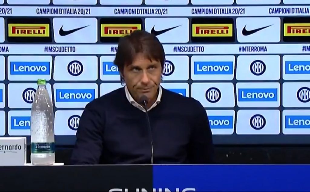 Conte prima di Inter-Roma