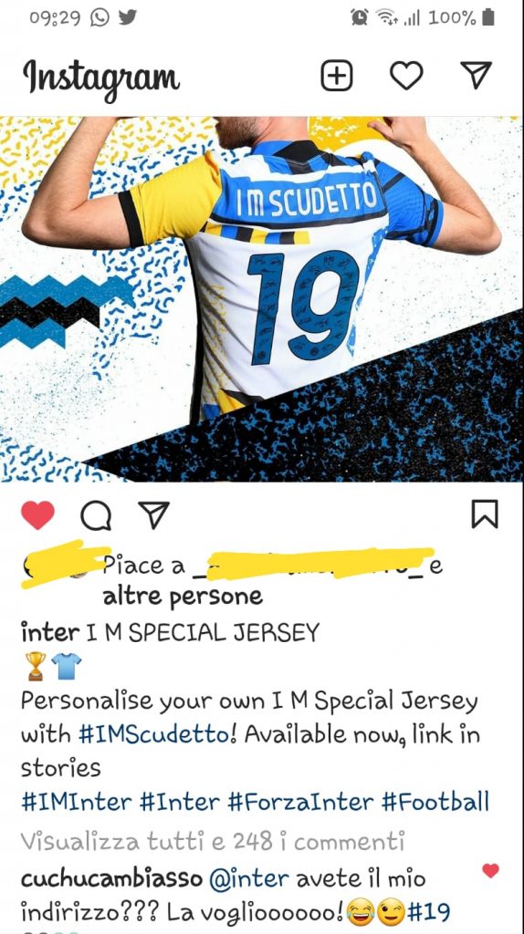 cambiasso maglia inter 19
