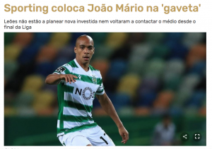 Joao Mario, addio sporting