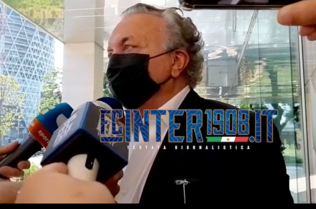 Presidente Ascoli nella sede Inter