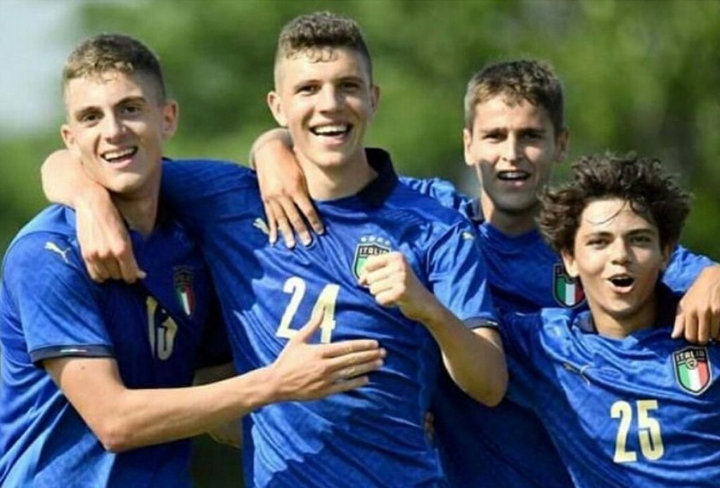 italia u18 gol carboni