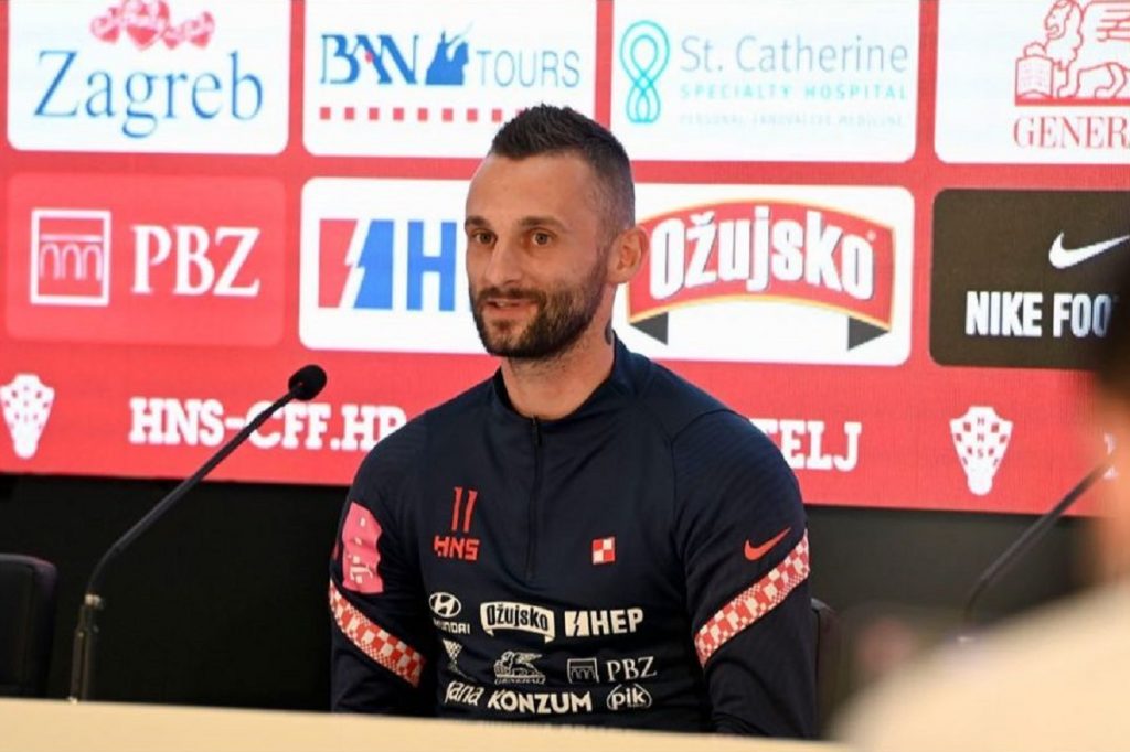 Brozovic in conferenza stampa