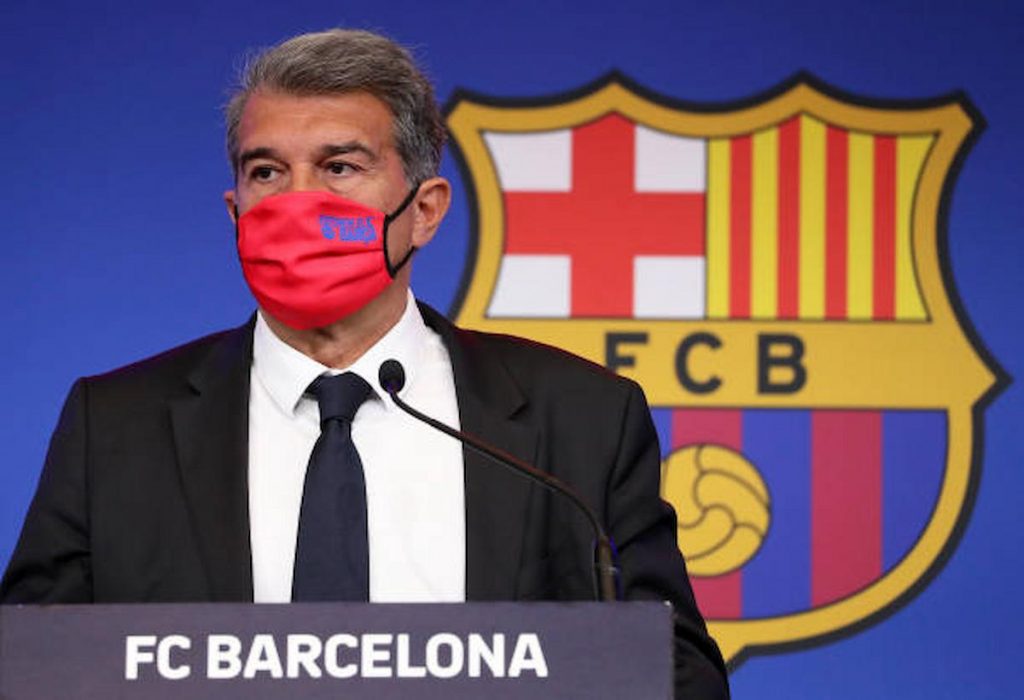 Laporta sulla situazione del Barcellona