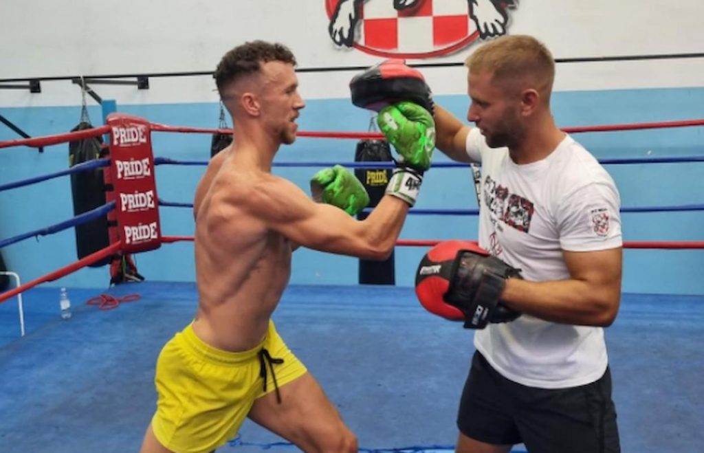 perisic allenamento kickboxking