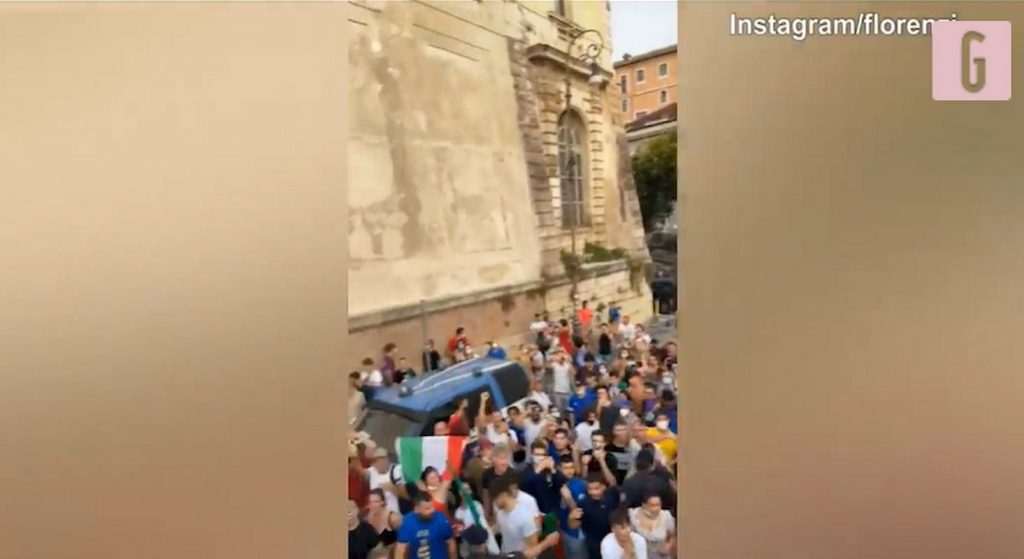 florenzi scherza donnarumma