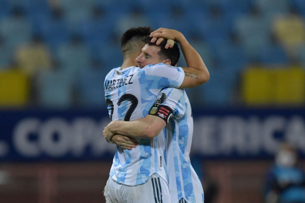 Lautaro gol Messi