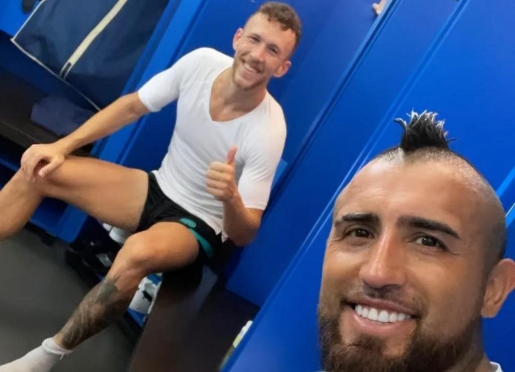 inter appiano vidal perisic lukaku allenamenti