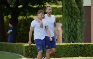 barella lacrime eriksen bonucci
