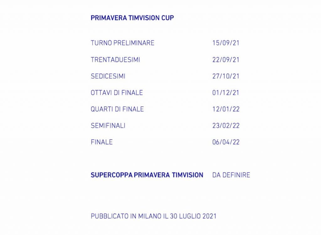date primavera
