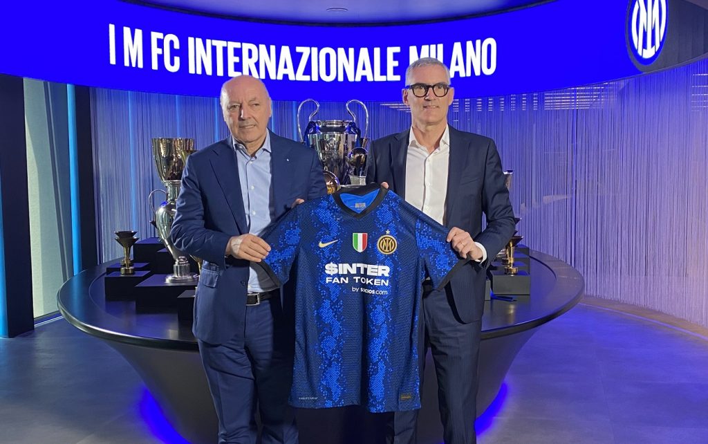 Inter, Marotta e Antonello presentano la nuova maglia