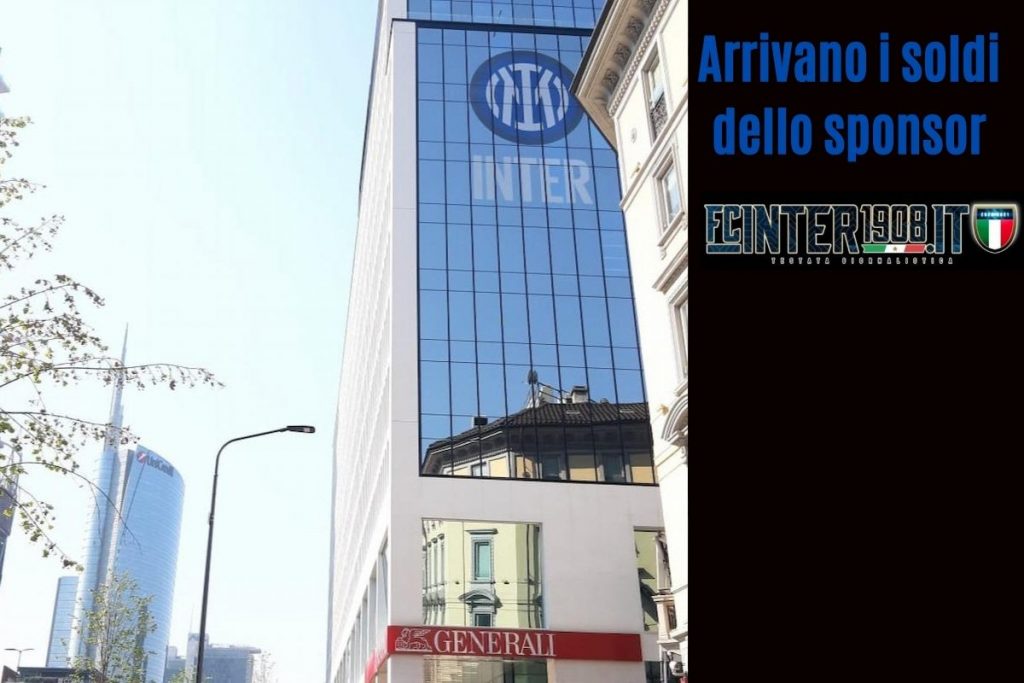 Inter, arrivano i soldi dello sponsor