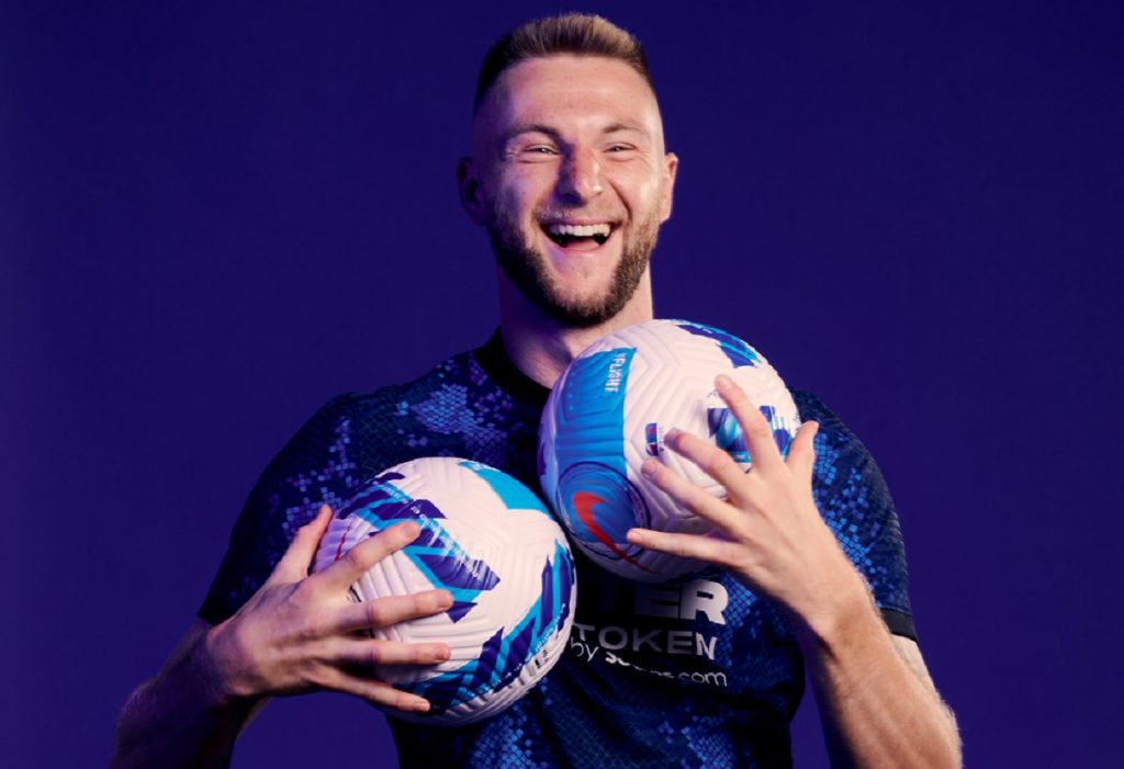Skriniar con la nuova maglia