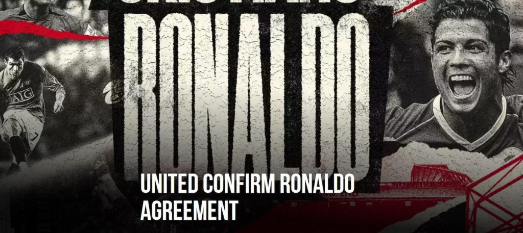 ronaldo torna al manchesteter united