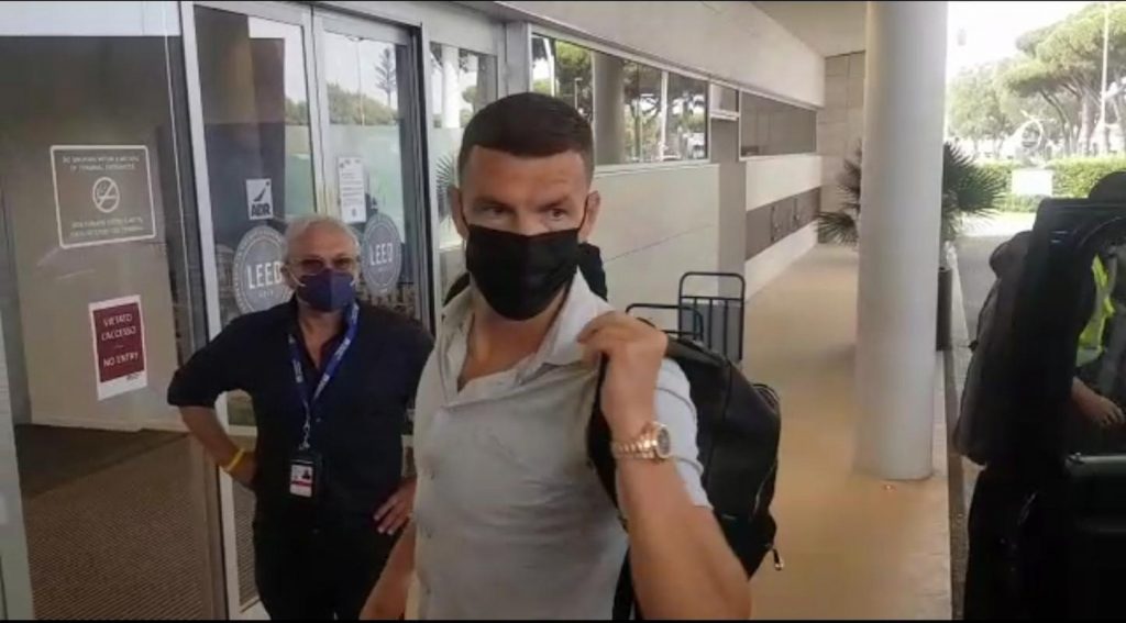 Dzeko in partenza da Roma