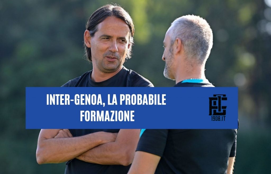 inter genoa probabile formazione