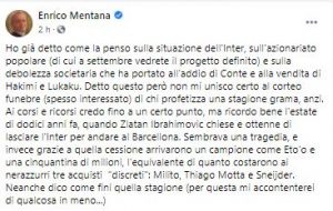 mentana no corteo funebre
