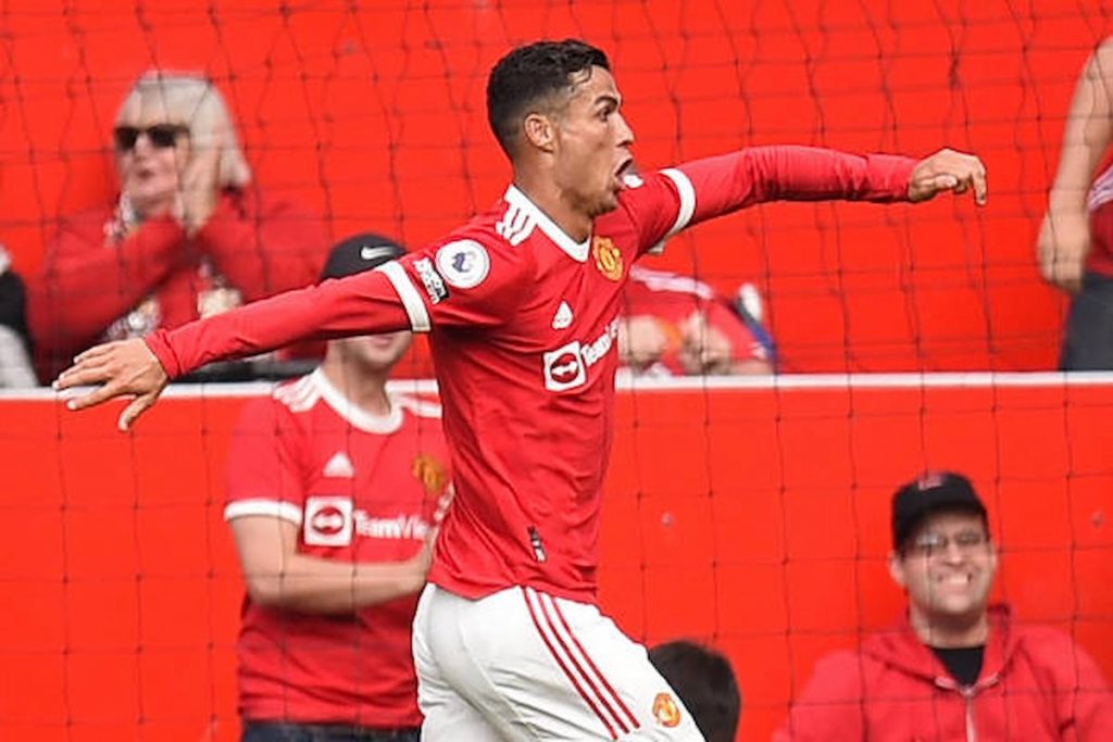 Cristiano Ronaldo, ecco il primo gol con il Manchester United