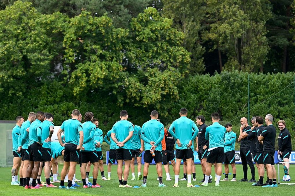 allenamento inter atalanta