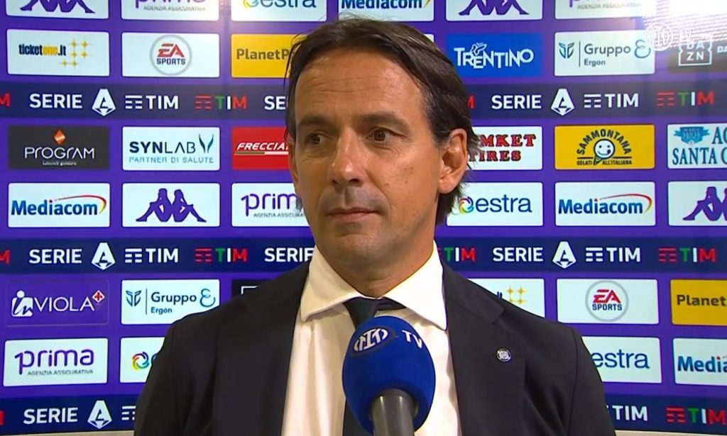 Inzaghi dopo Fiorentina-Inter