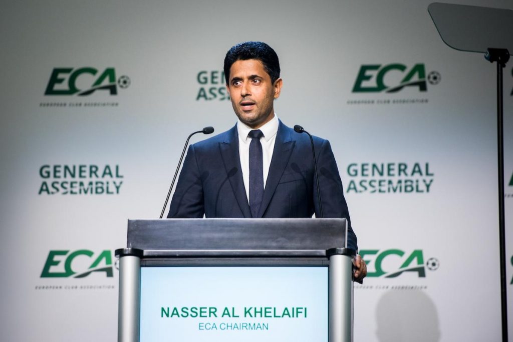Al Khelaifi parla all'Eca