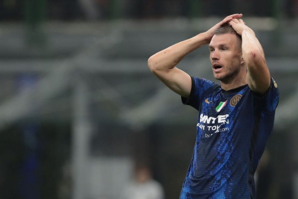 dzeko rialzarsi inter
