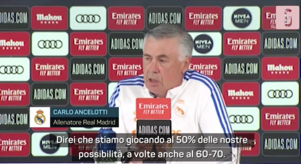 ancelotti senza mezzi termini