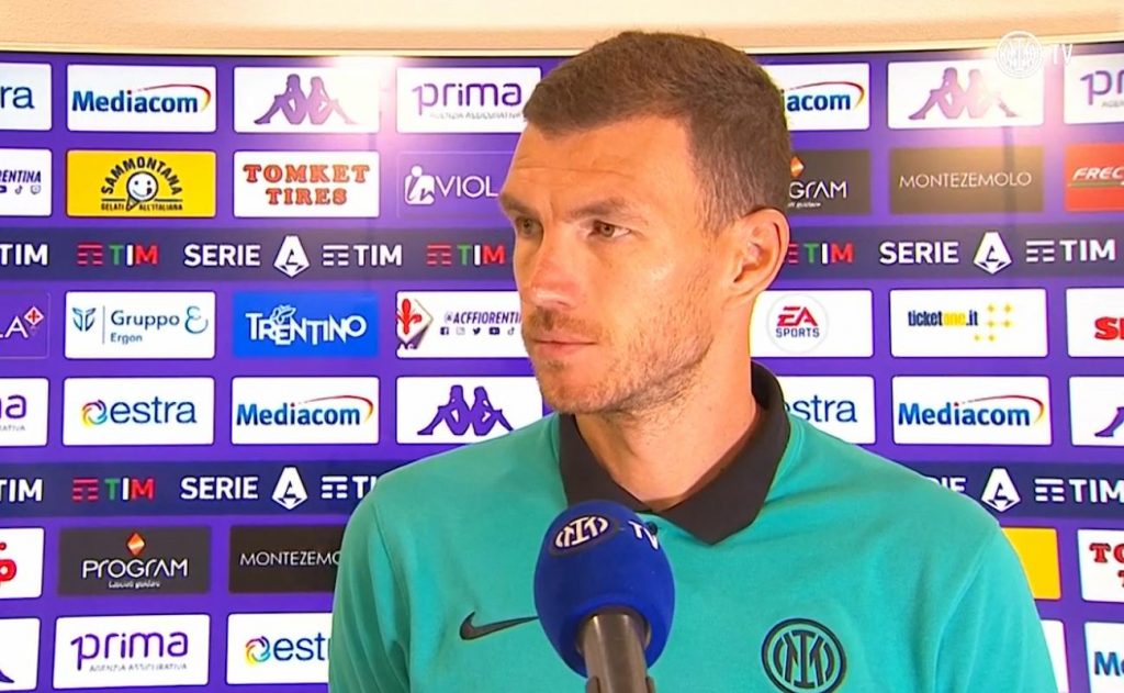 Dzeko dopo Fiorentina-Inter