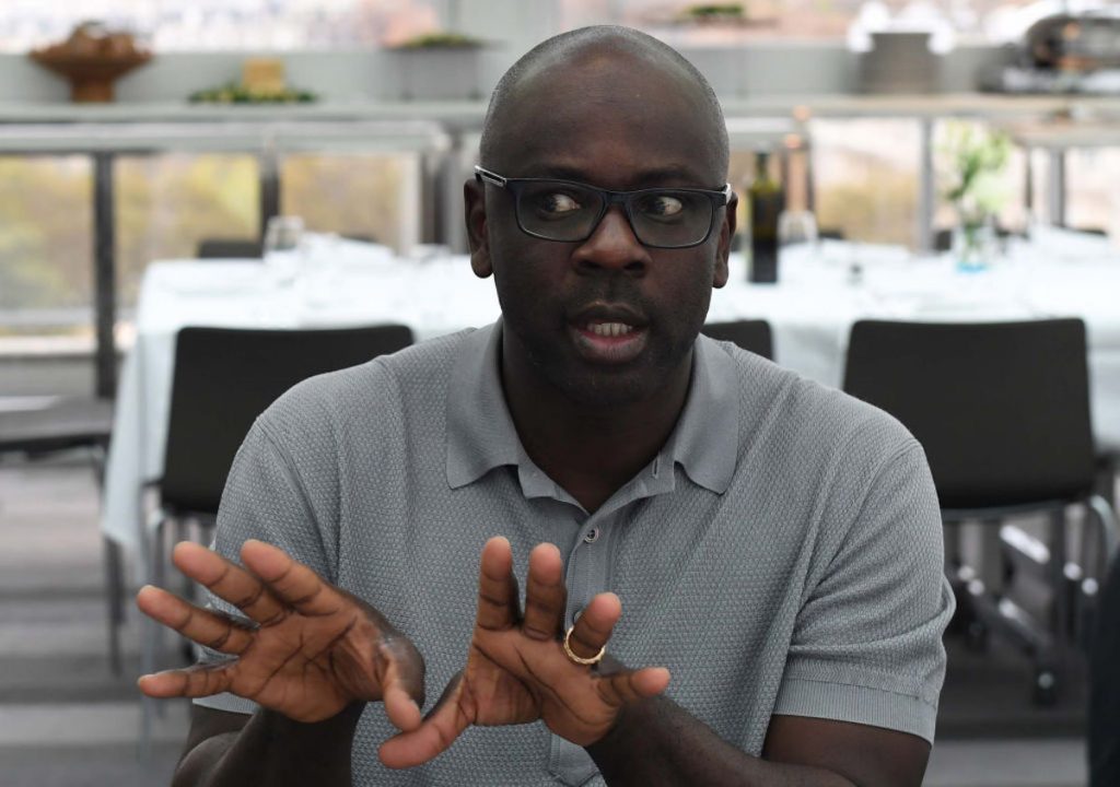 Lilian Thuram Meets SSC Napoli Players