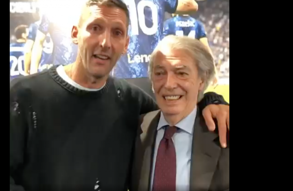 Materazzi con Moratti