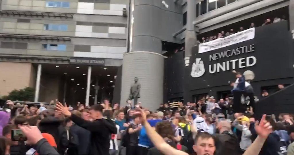 newcastle tifosi impazziti