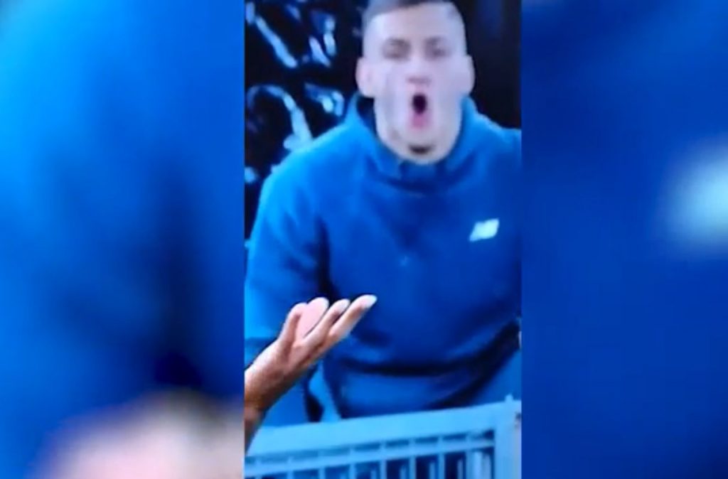 tifoso razzista lazio inter