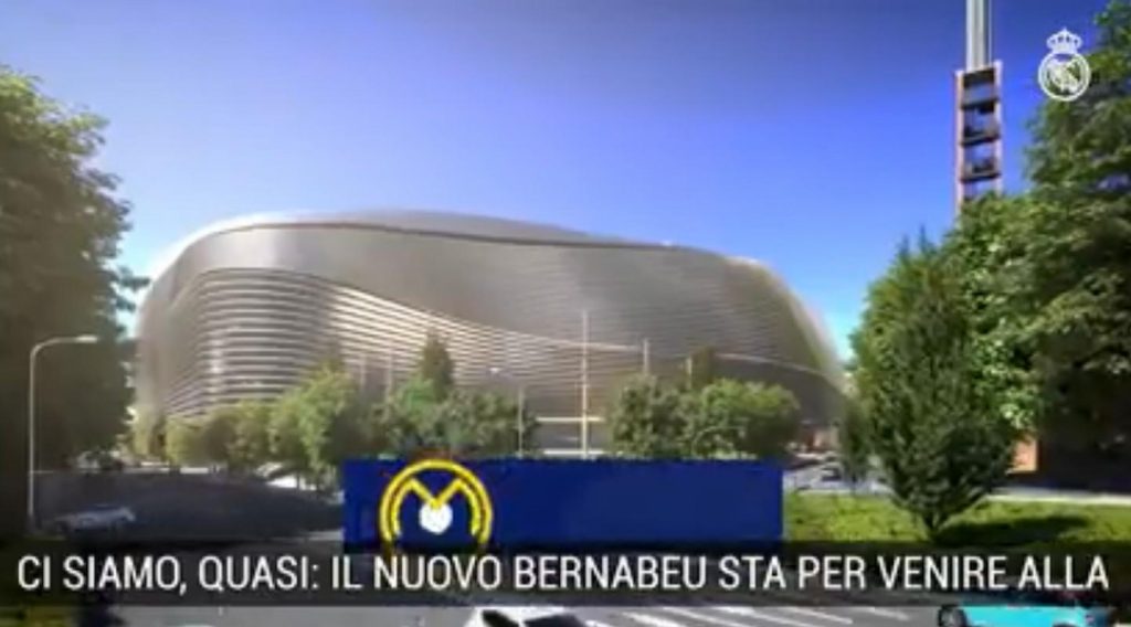video nuovo bernabeu