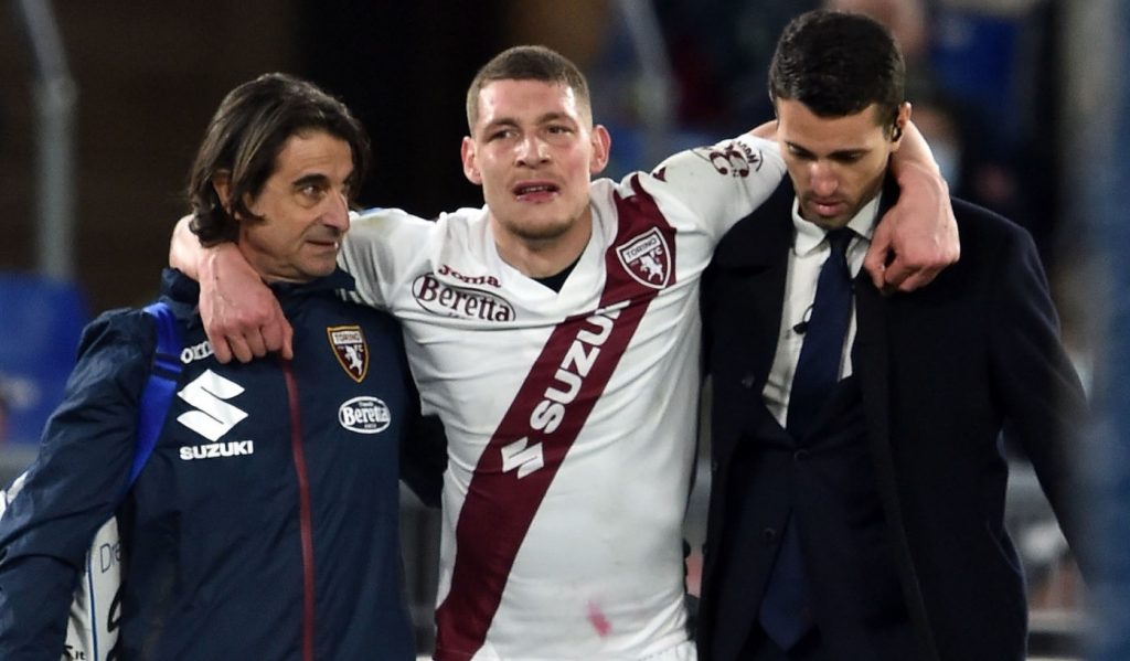 Torino, tegola Belotti