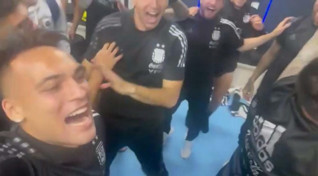 argentina qualificata spogliatoi lautaro