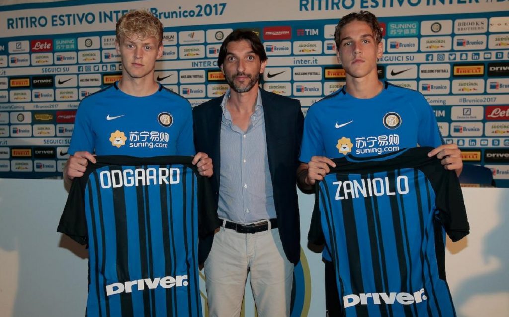 Inter, presi documenti su Zaniolo